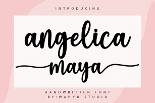 Angelica Maya Font Download