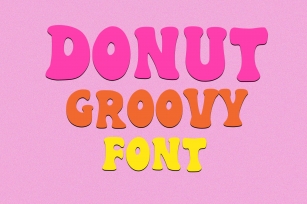 Donut Groovy Font Download