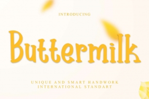 Buttermilk Display Font Download