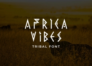 AFRICA VIBES FONT DISPLAY Font Download
