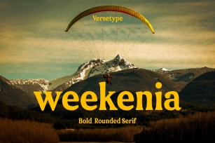 Weekenia Bold Rounded Font Download