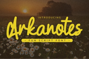 Arkanotes Font Download