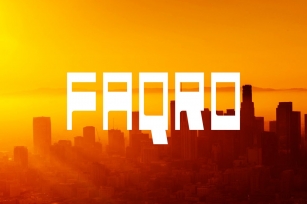 Faqro Abstract Font Download