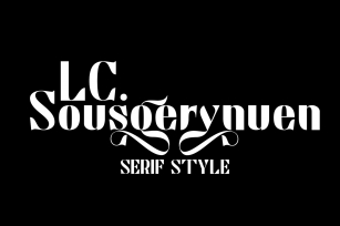 DISC 60% LC Sousgerynuen Serif Font Download