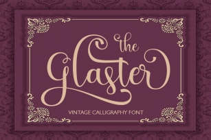 The Glaster Font Download
