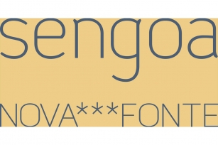 Sengoa Font Download