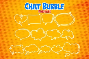 Chat Bubble Dingbat Font Download