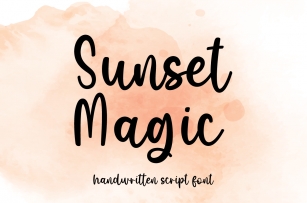 Sunset Magic Font Download
