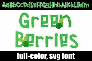 Green Berries Font Download