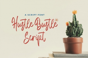 Hustle Bustle Script Font Download