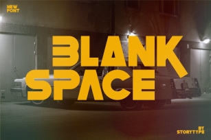 Blank Space Type Face Font Download