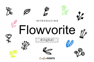 Flowvorite Doodle Dingbat Font Download