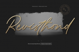 Revisthond Font Download