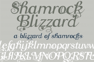 Shamrock Blizzard Font Download