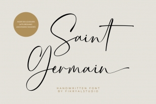 Saint Germai Font Download