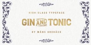 Gin And Tonic Font Download