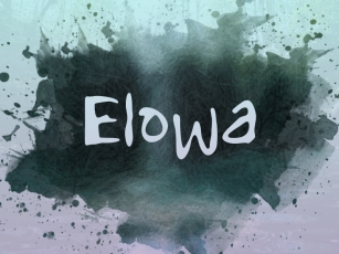 E Elowa Font Download