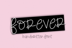 Forever Handwritten Font Download