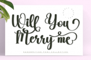 Will You Merry Me Font Download