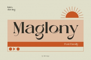 Maglony Typeface Font Download