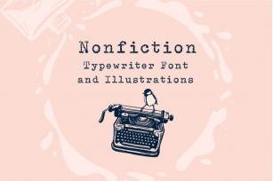 Nonfiction Typewriter Font & Extras Font Download