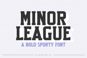 MINOR LEAGUE Bold Sports Font Download