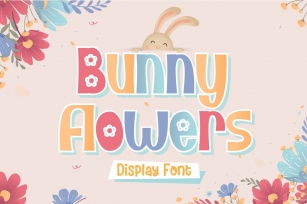 Bunny Flowers Font Download