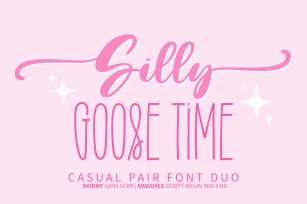 Silly Goose Time Font Download
