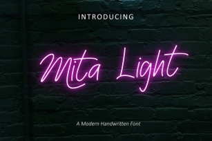 Mita Light Font Download