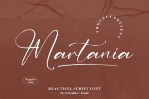Martania Beautiful Script Font LS Font Download