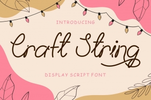 Craft String Font Download