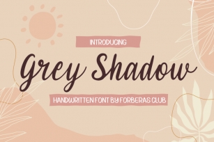Grey Shadow Font Download