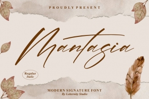Mantasia Modern Signature Font LS Font Download