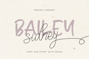 Bailey Sidney Font Download