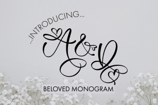 Beloved Monogram Font Download