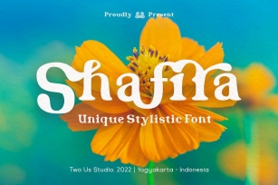 Shafira - Unique Stylistic Font Font Download