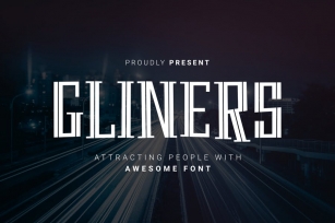 DS Gliners - Display Font Download