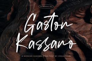 Gaston Kassano Font Download