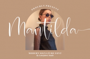 Mantilda Modern Signature Font LS Font Download