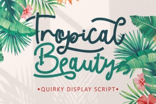 Tropical Beauty Font Download