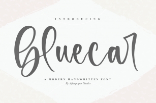 Bluecar Font Download