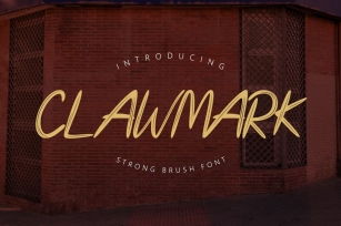 Clawmark Font Download