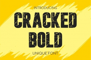 Cracked Bold Font Download