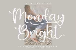Monday Bright Beautiful Handwritten Font LS Font Download