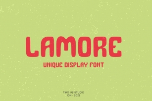 Lamore - Unique Display Font Font Download