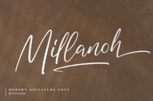 Millanoh Modern Signature Font LS Font Download