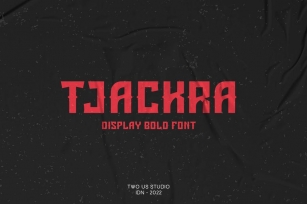 Tjackra - Display Typeface Font Download