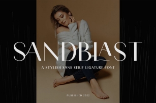 Sandblast - Fashion Font Font Download