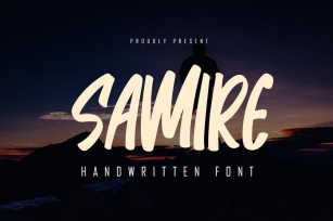 Samire - Handwritten Font Font Download