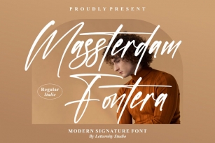Massterdam Fontera Modern Signature Font LS Font Download